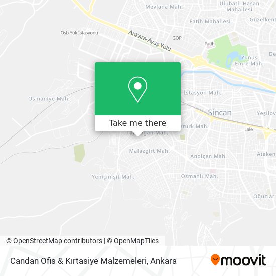 Candan Ofis & Kırtasiye Malzemeleri map