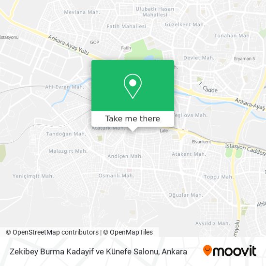 Zekibey Burma Kadayif ve Künefe Salonu map