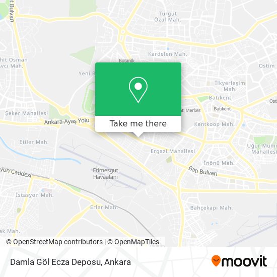 Damla Göl Ecza Deposu map