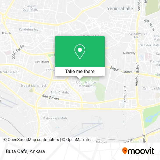 Buta Cafe map