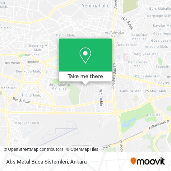 Abs Metal Baca Sistemleri map