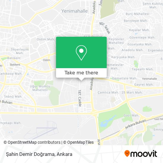 Şahin Demir Doğrama map