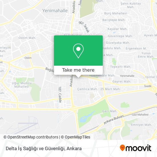 Delta İş Sağlığı ve Güvenliği map