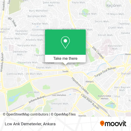 Lcw Ank Demetevler map