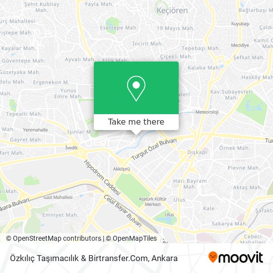 Özkılıç Taşımacılık & Birtransfer.Com map