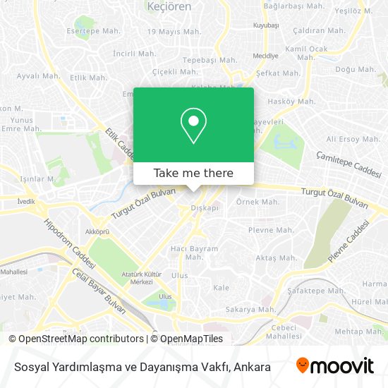 Sosyal Yardımlaşma ve Dayanışma Vakfı map
