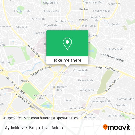 Aydınlıkevler Bonjur Liva map