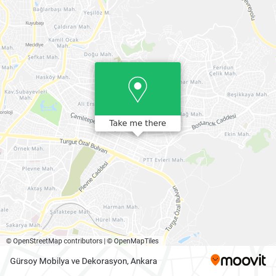 Gürsoy Mobilya ve Dekorasyon map