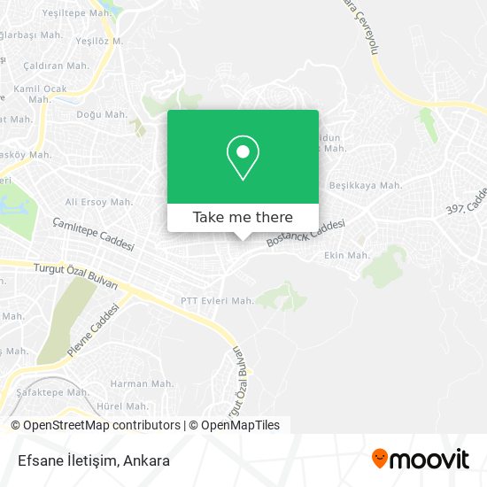 Efsane İletişim map