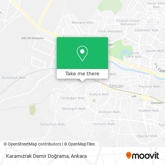 Karamızrak Demir Doğrama map