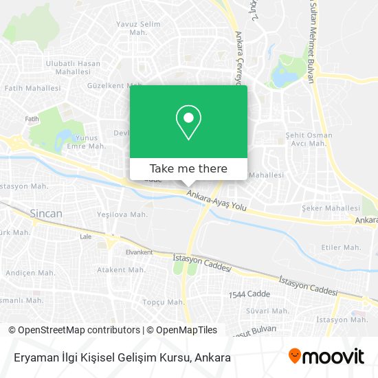Eryaman İlgi Kişisel Gelişim Kursu map