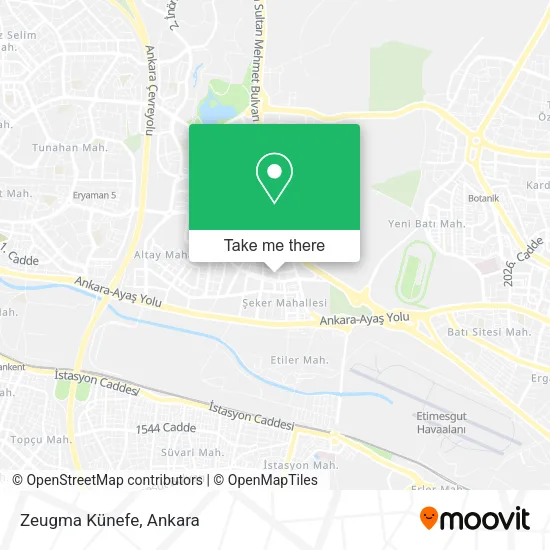 Zeugma Künefe map