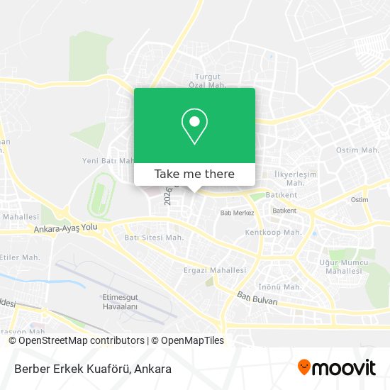 Berber Erkek Kuaförü map