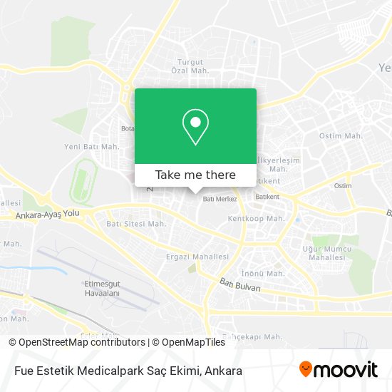 Fue Estetik Medicalpark Saç Ekimi map