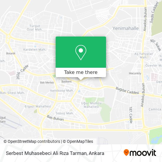 Serbest Muhasebeci Ali Rıza Tarman map