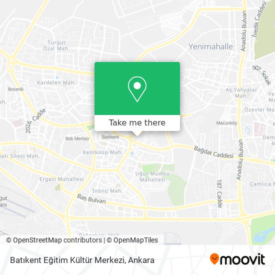 Batıkent Eğitim Kültür Merkezi map