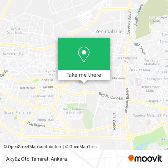 Akyüz Oto Tamirat map