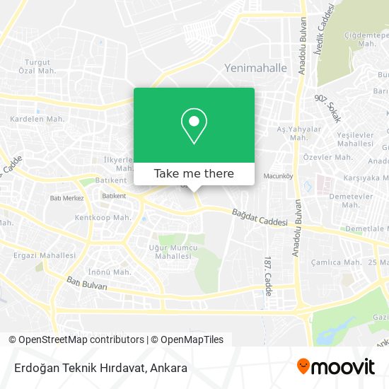 Erdoğan Teknik Hırdavat map