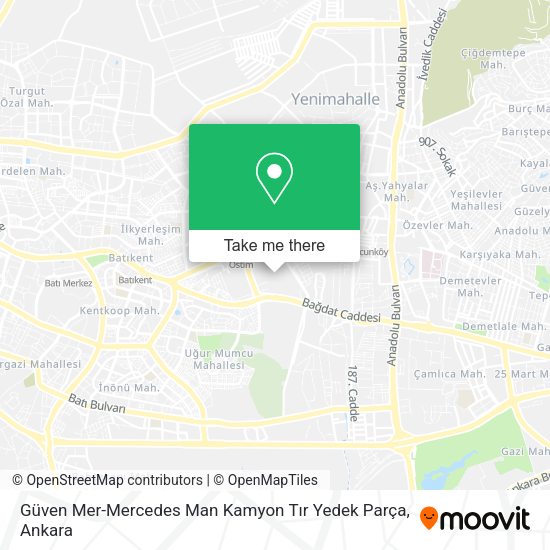 Güven Mer-Mercedes Man Kamyon Tır Yedek Parça map
