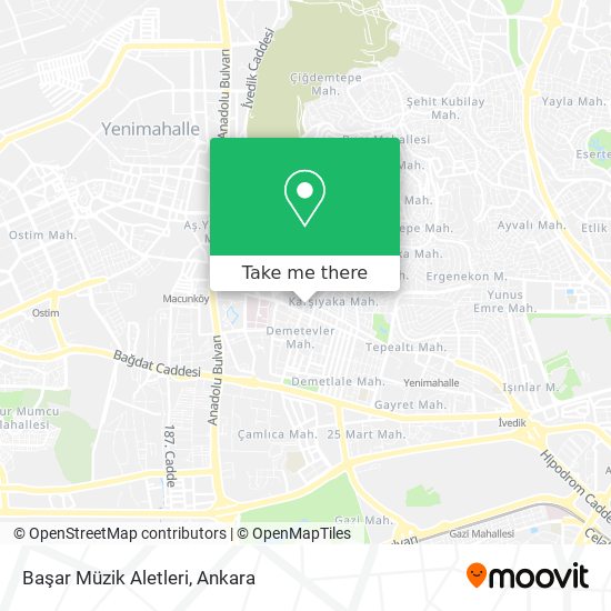 Başar Müzik Aletleri map