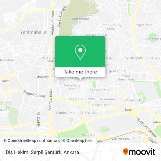 Diş Hekimi Serpil Şentürk map