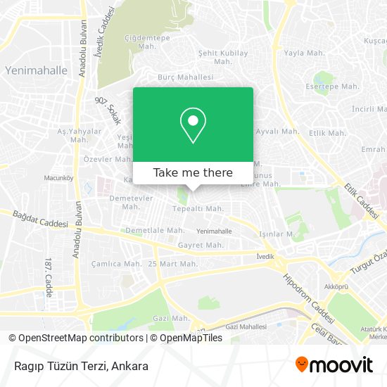 Ragıp Tüzün Terzi map