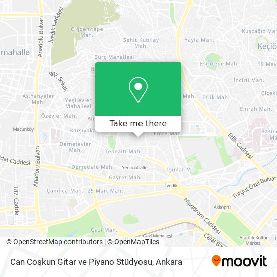 Can Coşkun Gitar ve Piyano Stüdyosu map