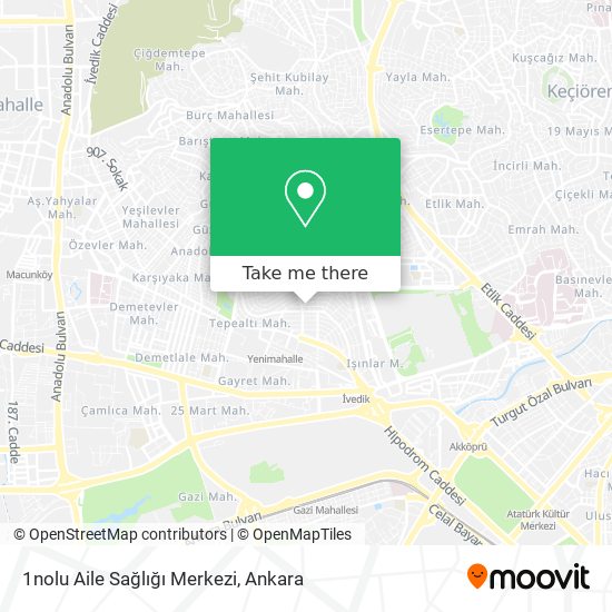 1nolu Aile Sağlığı Merkezi map