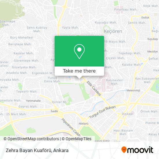 Zehra Bayan Kuaförü map