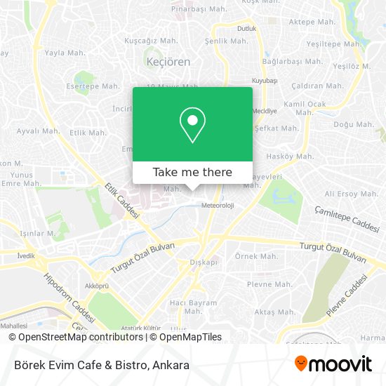 Börek Evim Cafe & Bistro map