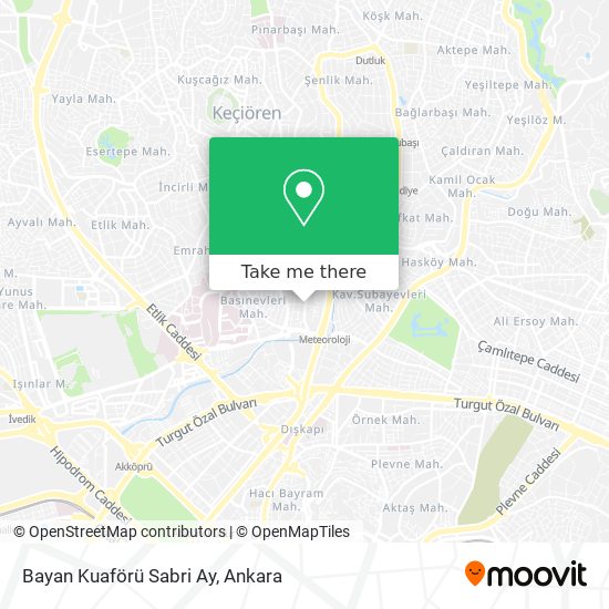 Bayan Kuaförü Sabri Ay map
