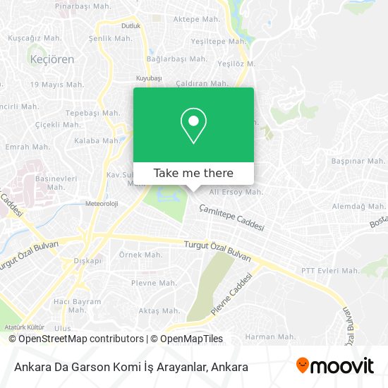 Ankara Da Garson Komi İş Arayanlar map