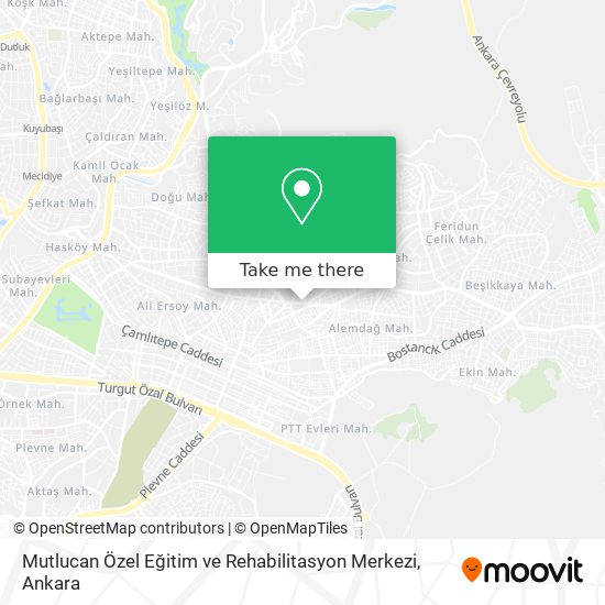 Mutlucan Özel Eğitim ve Rehabilitasyon Merkezi map
