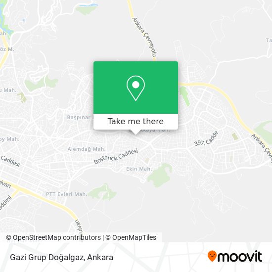Gazi Grup Doğalgaz map