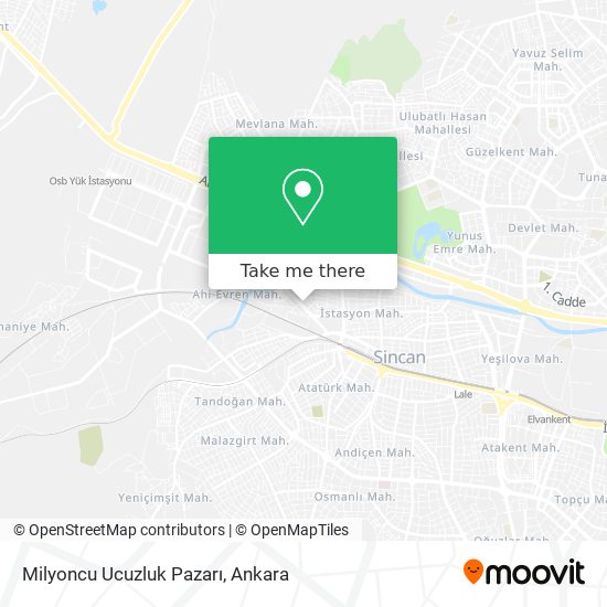 Milyoncu Ucuzluk Pazarı map