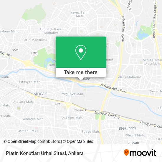 Platin Konutları Urhal Sitesi map