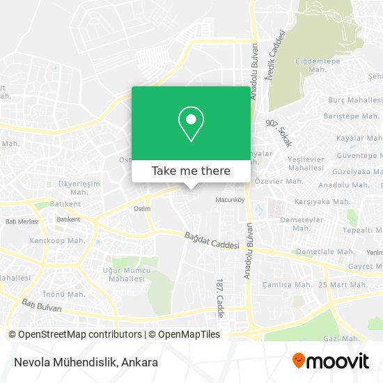 Nevola Mühendislik map