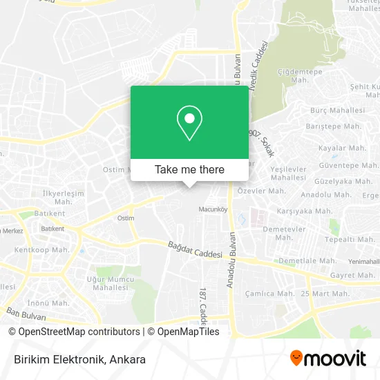 Birikim Elektronik map