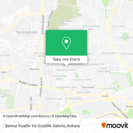 Şennur Kuaför Ve Güzellik Salonu map