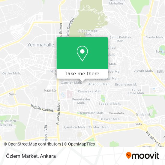 Özlem Market map