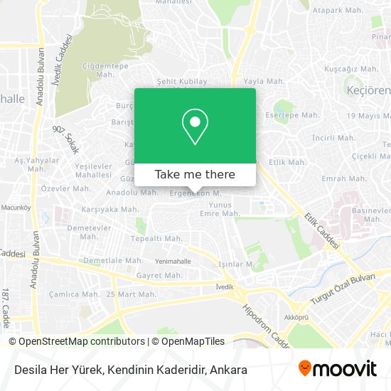 Desila Her Yürek, Kendinin Kaderidir map