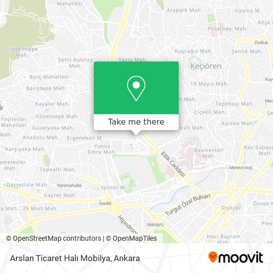 Arslan Ticaret Halı Mobilya map