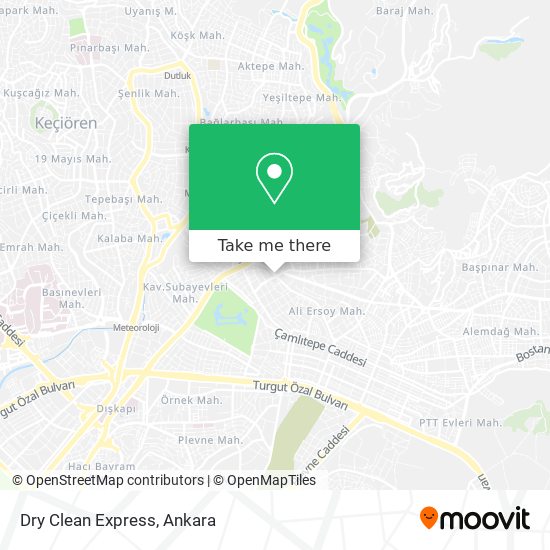 Dry Clean Express map