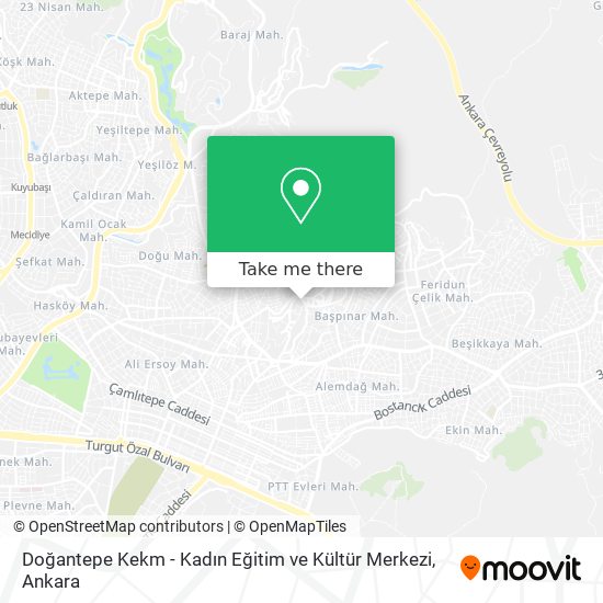 Doğantepe Kekm - Kadın Eğitim ve Kültür Merkezi map