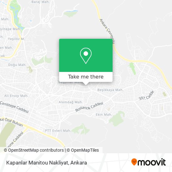 Kapanlar Manitou Nakliyat map