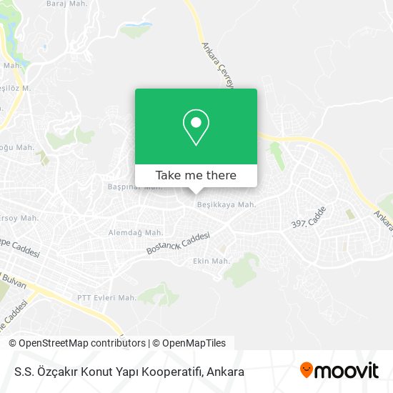 S.S. Özçakır Konut Yapı Kooperatifi map