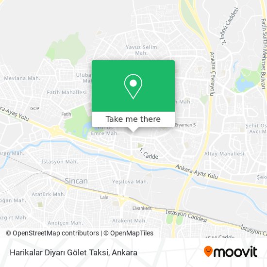 Harikalar Diyarı Gölet Taksi map