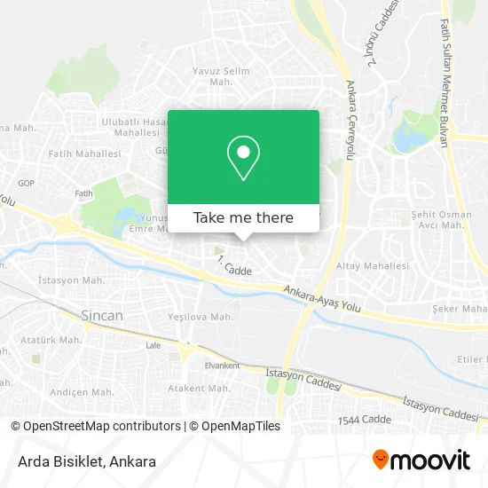 Arda Bisiklet map