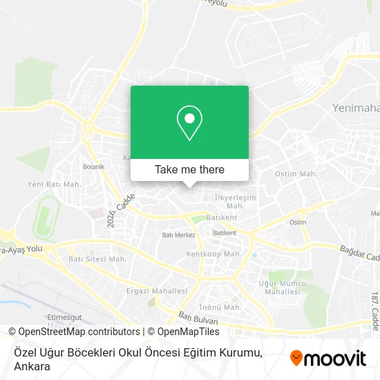 Özel Uğur Böcekleri Okul Öncesi Eğitim Kurumu map