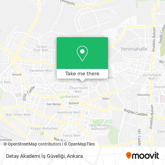 Detay Akademi İş Güveliği map
